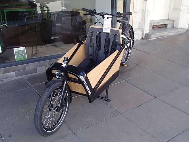 Cargo E Bike 3 Cargo hire bike for Rent at Bike Wales
